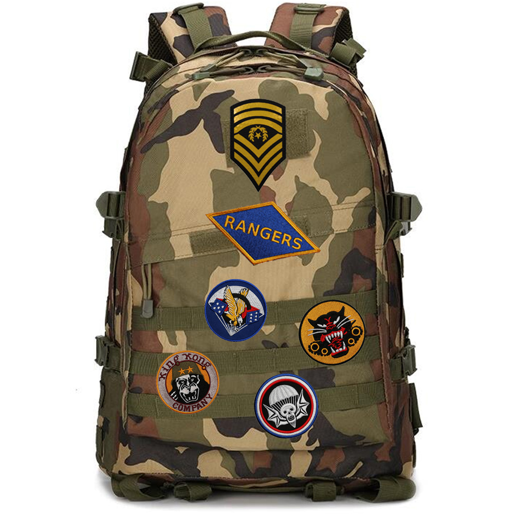 3D Embroidered SIX Military Fo - đánh giá và giá Urban Backpack Tactical