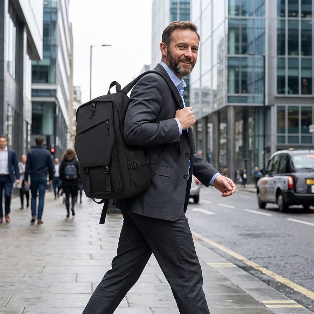 Fashion Business Men's Backpac - đánh giá và giá Canvas Backpack Casual