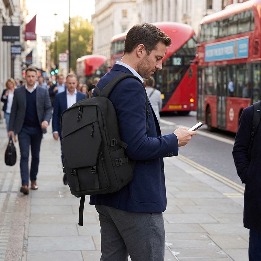 Fashion Business Men's Backpac - đánh giá và giá Canvas Backpack Casual